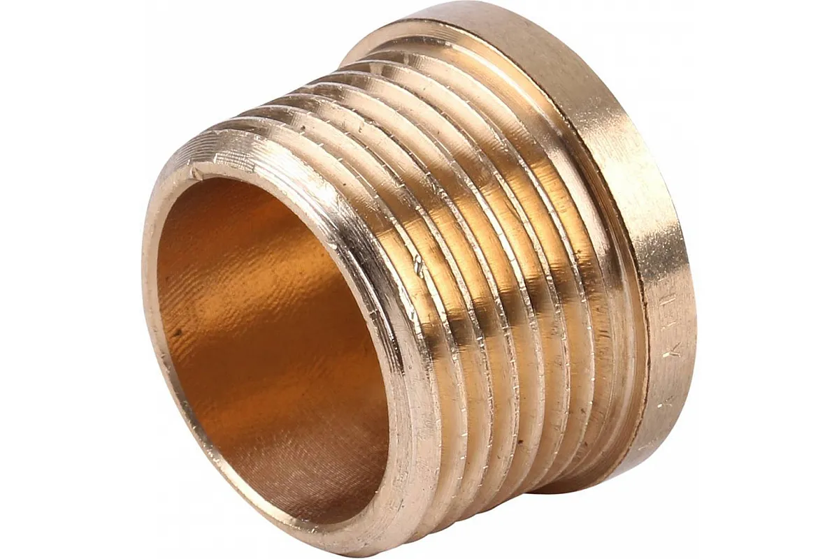 Бронзовая заглушка D= 3/4" мм наружная резьба